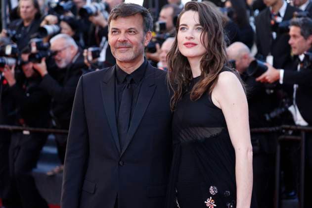 Francois Ozon and Rebecca Marderat the premiere of the feature film Marcello Mio at the Festival de Cannes 2024 77 Cannes International Film Festival at the Palais des Festivals Cannes, 21 05 2024 Foto:xD.xBedrosianx xFuturexImagex marcello_4568