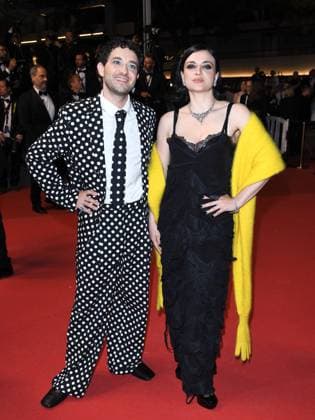 Cannes, 77th Cannes Film Festival 2024, Eighth evening - Red carpet film Parthenope Cannes, 77th Cannes Film Festival 2024, Eighth evening - Red carpet film Parthenope - In the photo: Lista Representative Veronica Lucchesi and Dario Mangiaracina Cannes France  Copyright: xIPA ABACAx