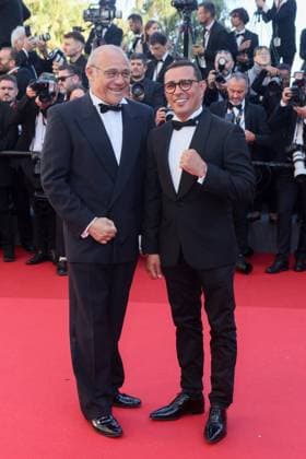 CC MontÃ e des marches du film Â Marcello Mio Â lors du 77eme Festival International du Film de Cannes Louis Acaries, Brahim Asloum MontÃ e des marches du film Â Marcello Mio Â lors du 77eme Festival International du Film de Cannes, au Palais des Festivals Ã Cannes On may 21th 2024 Christophe Clovis Bestimage Red carpet of the movie Â Marcello Mio Â during the 77th Cannes International Film Festival at the Palais des Festivals in Cannes, France On may 21th 2024 Cannes France  Copyright: xChristophexClovisx xBestimagexChristophexClovisx xBestimagex