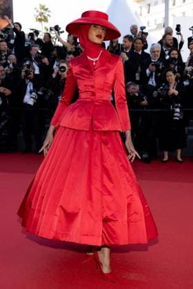 M MontÃ e des marches du film Â Marcello Mio Â lors du 77eme Festival International du Film de Cannes Rawdah Mohamed MontÃ e des marches du film Â Marcello Mio Â lors du 77eme Festival International du Film de Cannes, au Palais des Festivals Ã Cannes Le 21 mai 2024 Jacovides Moreau Bestimage Red carpet of the movie Â Marcello Mio Â during the 77th Cannes International Film Festival at the Palais des Festivals in Cannes, France On may 21th 2024 Cannes France  Copyright: xJACOVIDES-MOREAUx xBESTIMAGExJACOVIDES-MOREAUx xBESTIMAGEx