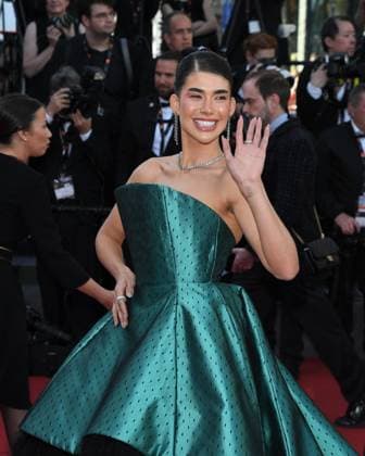 77th Cannes Film Festival 2024, Red carpet film Marcello mio Cannes, 77th Cannes Film Festival 2024, Red carpet film Marcello mio In the photo: Vanessa Borelli Cannes France  Copyright: xIPA ABACAx
