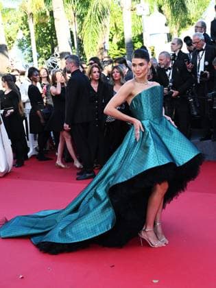 **Cannes, 77th Cannes Film Festival 2024, Ninth evening - red carpet of the film Marcello Mio Cannes, 77th Cannes Film Festival 2024, Eighth evening - red carpet of the film Marcello Mio In the photo: Vanessa Borelli Cannes France  Copyright: xIPA ABACAx