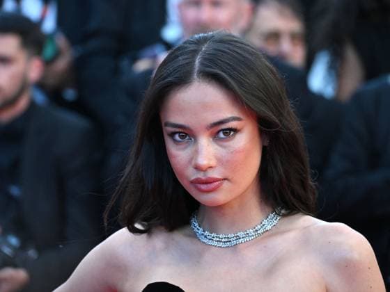 **Cannes, 77th Cannes Film Festival 2024, Eighth evening - red carpet of the film Marcello Mio Cannes, 77th Cannes Film Festival 2024, Eighth evening - Red carpet film Marcello Mio - In the photo: Kelsey Merritt Cannes France  Copyright: xIPA ABACAx
