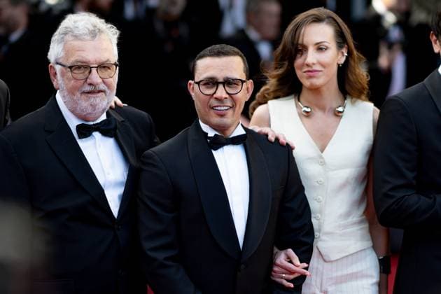 Cannes, France 21th May, 2024 Brahim Asloum attends Marcello Mio Screening red carpet at the 77th annual Cannes Film Festival at Palais des Festivals on May 21, 2024 in Cannes, France CINEMA 77eme Festival de Cannes Red Carpet du film Marcello Mio 21 05 2024 NorbertScanella Panoramic 