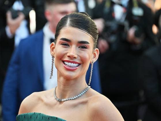 **Cannes, 77th Cannes Film Festival 2024, Eighth evening - red carpet of the film Marcello Mio Cannes, 77th Cannes Film Festival 2024, Eighth evening - Red carpet film Marcello Mio - In the photo: Vanessa Borelli Cannes France  Copyright: xIPA ABACAx