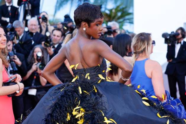 May 21, 2024: Leomie Anderson attends the red carpet premiere of Marcello Mio during the 77th Cannes Film Festival at Palais des Festivals in Cannes, France, on 21 May 2024. Photo: - ZUMAm179 20240521_zep_m179_100 Copyright: xAlecxMichaelx