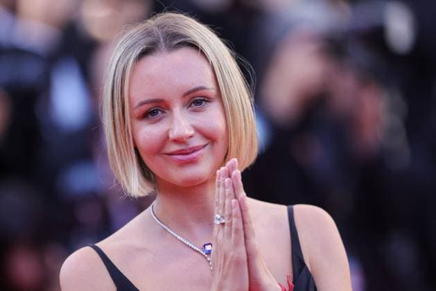 Cannes - Marcello Mio Red Carpet Nataly Osmann attends the Marcello Mio Red Carpet at the 77th annual Cannes Film Festival at Palais des Festivals on May 21, 2024 in Cannes, France. Photo by ShootPix ABACAPRESS.COM. Cannes France  Copyright: xShootPix ABACAx