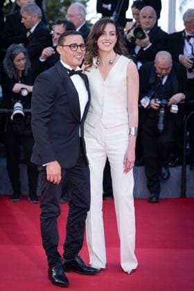 Cannes - Marcello Mio Red Carpet Brahim Asloum, Justine Pouget attend the Marcello Mio Red Carpet at the 77th annual Cannes Film Festival at Palais des Festivals on May 21, 2024 in Cannes, France. Photo by ShootPix ABACAPRESS.COM. Cannes France  Copyright: xShootPix ABACAx