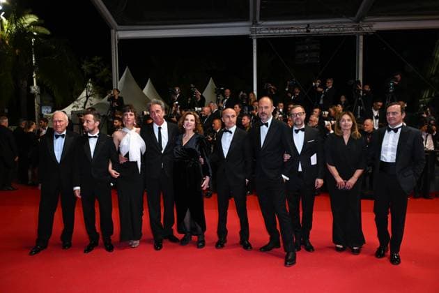 Cannes, 77th Cannes Film Festival 2024, Red carpet film Parthenope in the photo Isabella Ferrari, Peppe Lanzetta, Gary Oldman, Dario Aita, Stefania Sandrelli, Celeste Dalla Porta, Luisa Ranieri, Paolo Sorrentino, Daniele Rienzo Copyright: xSimonexComix xipa-agency.netx xPoolxPhotoxEventsx03x IPA_Agency_IPA46375766