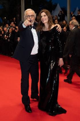 Cannes Marcello Mio Premiere Exit Fabrice Luchini and Chiara Mastroianni attending the Marcello Mio Premiere as part of the 77th Cannes International Film Festival in Cannes, France on May 20, 2024. Photo by Aurore Marechal ABACAPRESS.COM Cannes France  Copyright: xMarechalxAurore ABACAx