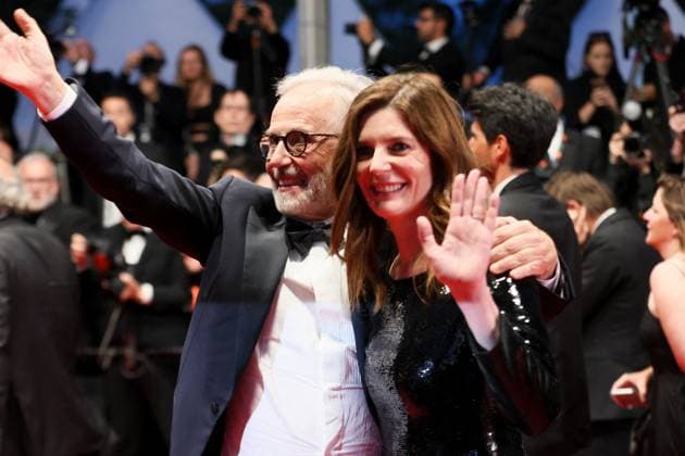 CC Descente des marches du film Â Marcello Mio Â lors du 77eme Festival International du Film de Cannes Fabrice Luchini, Chiara Mastroianni Descente des marches du film Â Marcello Mio Â lors du 77eme Festival International du Film de Cannes, au Palais des Festivals Ã Cannes Le 21 mai 2024 Christophe Clovis Bestimage People leaving the red carpet of the movie Â Marcello Mio Â during the 77th Cannes International Film Festival at the Palais des Festivals in Cannes, France On may 21th 2024 Cannes France  Copyright: xChristophexClovisx xBestimagexChristophexClovisx xBestimagex