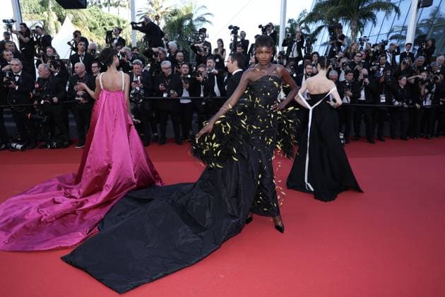 Cannes Marcello Mio Screening DB Leomie Anderson attends the Marcello Mio Red Carpet at the 77th annual Cannes Film Festival at Palais des Festivals on May 21, 2024 in Cannes, France. Photo by David Boyer ABACAPRESS.COM Cannes France  Copyright: xBoyerxDavid ABACAx