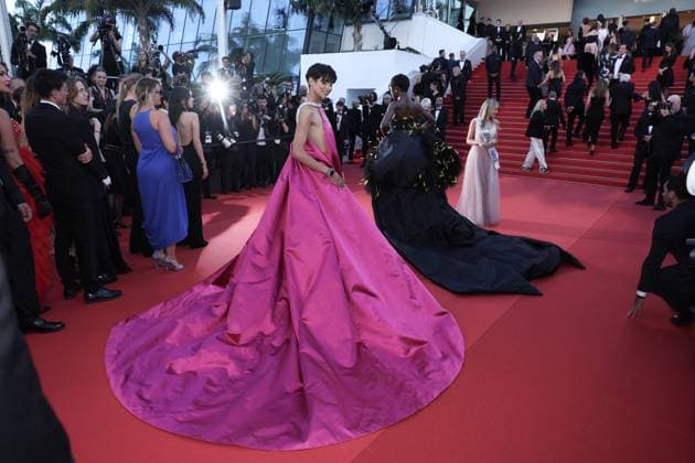 Cannes Marcello Mio Screening DB Eve Gilles attends the Marcello Mio Red Carpet at the 77th annual Cannes Film Festival at Palais des Festivals on May 21, 2024 in Cannes, France. Photo by David Boyer ABACAPRESS.COM Cannes France  Copyright: xBoyerxDavid ABACAx