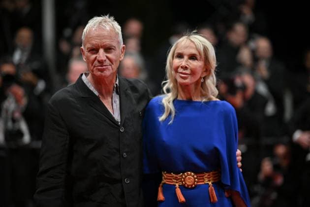 Cannes 2024 Premiere Parthenope Sting, Trudie Styler at the premiere of the movie Parthenope during the 77th Cannes Film Festival in Cannes, France on May 21, 2024. Photo by Julien Reynaud APS-Medias ABACAPRESS.COM Cannes France  Copyright: xReynaudxJulien APS-Medias ABACAx