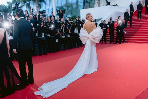 77eme Festival International du Film de Cannes Montee des marches du film Marcelo Mio 77th International Cannes Film Festival Red carpet of Marcello Mio movie 305316 2024 05 21 Alpes Maritimes Cannes France Hanne, Leonie  Copyright: xTerencexBaelenx STAR_305316_129