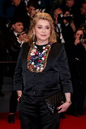 M Descente des marches du film Â Marcello Mio Â lors du 77eme Festival International du Film de Cannes Catherine Deneuve Descente des marches du film Â Marcello Mio Â lors du 77eme Festival International du Film de Cannes, au Palais des Festivals Ã Cannes On may 21th 2024 Jacovides Moreau Bestimage People leaving the red carpet of the movie Â Marcello Mio Â during the 77th Cannes International Film Festival at the Palais des Festivals in Cannes, France On may 21th 2024 Cannes France  Copyright: xJACOVIDES-MOREAUx xBESTIMAGExJACOVIDES-MOREAUx xBESTIMAGEx