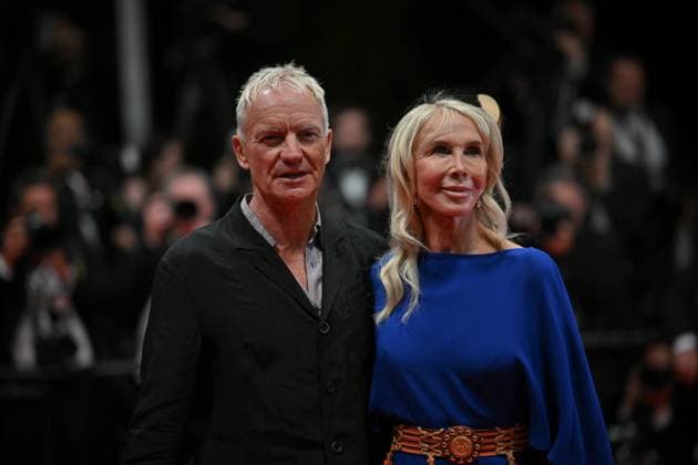 Cannes 2024 Premiere Parthenope Sting, Trudie Styler at the premiere of the movie Parthenope during the 77th Cannes Film Festival in Cannes, France on May 21, 2024. Photo by Julien Reynaud APS-Medias ABACAPRESS.COM Cannes France  Copyright: xReynaudxJulien APS-Medias ABACAx