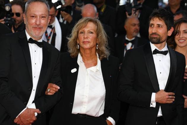 May 21, 2024, Cannes, Cote D azur, France: CHRISTINE CARON walks the red carpet ahead of Marcello Mio Premiere screening at the 77th Annual Cannes Film Festival at Palais des Festivals in Cannes, France Cannes France - ZUMAc179 20240521_zep_c179_200 Copyright: xMickaelxChavetx
