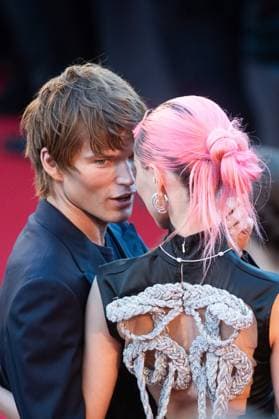 Cannes Marcello Mio Premiere Jordan Barrett and Allegra Ream attending the Marcello Mio Premiere as part of the 77th Cannes International Film Festival in Cannes, France on May 20, 2024. Photo by Aurore Marechal ABACAPRESS.COM Cannes France  Copyright: xMarechalxAurore ABACAx