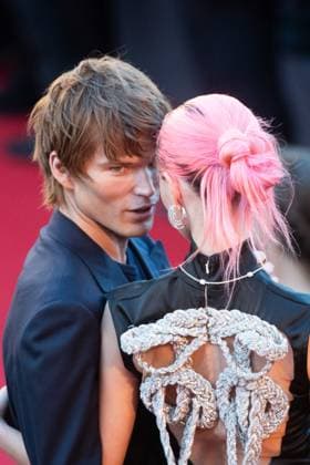 Cannes Marcello Mio Premiere Jordan Barrett and Allegra Ream attending the Marcello Mio Premiere as part of the 77th Cannes International Film Festival in Cannes, France on May 20, 2024. Photo by Aurore Marechal ABACAPRESS.COM Cannes France  Copyright: xMarechalxAurore ABACAx