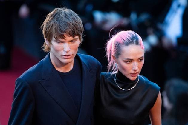 Cannes Marcello Mio Premiere Jordan Barrett and Allegra Ream attending the Marcello Mio Premiere as part of the 77th Cannes International Film Festival in Cannes, France on May 20, 2024. Photo by Aurore Marechal ABACAPRESS.COM Cannes France  Copyright: xMarechalxAurore ABACAx