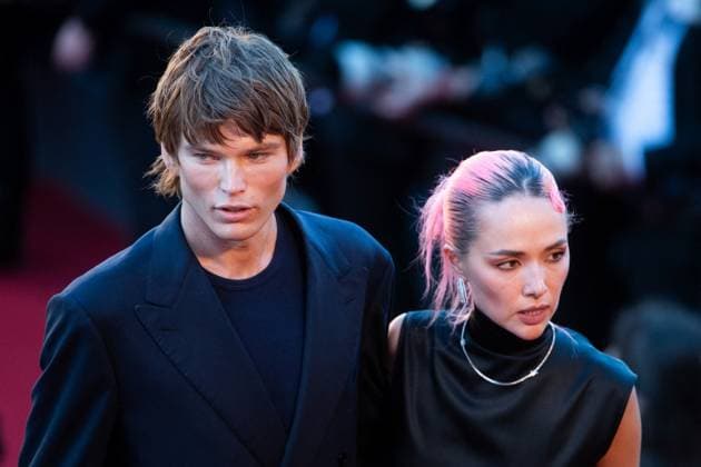 Cannes Marcello Mio Premiere Jordan Barrett and Allegra Ream attending the Marcello Mio Premiere as part of the 77th Cannes International Film Festival in Cannes, France on May 20, 2024. Photo by Aurore Marechal ABACAPRESS.COM Cannes France  Copyright: xMarechalxAurore ABACAx