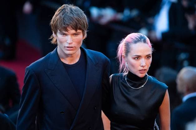 Cannes Marcello Mio Premiere Jordan Barrett and Allegra Ream attending the Marcello Mio Premiere as part of the 77th Cannes International Film Festival in Cannes, France on May 20, 2024. Photo by Aurore Marechal ABACAPRESS.COM Cannes France  Copyright: xMarechalxAurore ABACAx