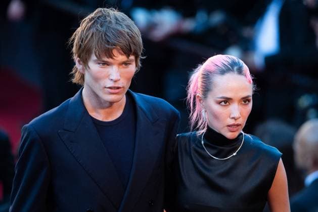 Cannes Marcello Mio Premiere Jordan Barrett and Allegra Ream attending the Marcello Mio Premiere as part of the 77th Cannes International Film Festival in Cannes, France on May 20, 2024. Photo by Aurore Marechal ABACAPRESS.COM Cannes France  Copyright: xMarechalxAurore ABACAx