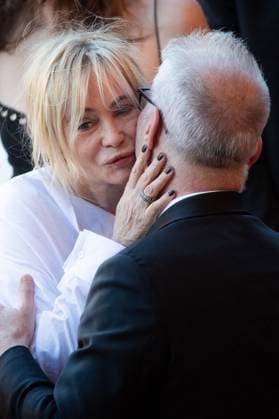 Cannes Marcello Mio Premiere Emmanuelle Beart and Thierry Fremaux attending the Marcello Mio Premiere as part of the 77th Cannes International Film Festival in Cannes, France on May 20, 2024. Photo by Aurore Marechal ABACAPRESS.COM Cannes France  Copyright: xMarechalxAurore ABACAx