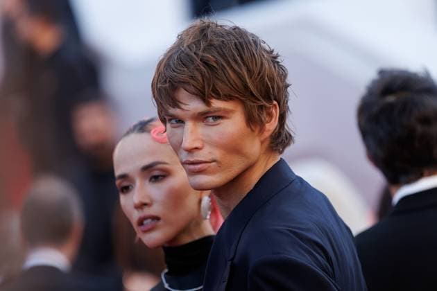 Festival de Cannes Premiere Marcello Mio Allegra Ream and Jordan Barrett at the premiere of Marcello Mio during the 77th Cannes International Film Festival at the Palais de Festival in Cannes on 21 05 2024 Copyright: xEventpressxKochanx