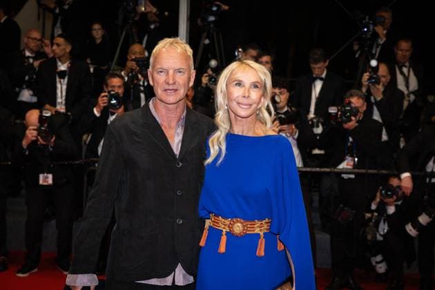 Cannes Parthenope Screening DB Trudie Styler and Sting attending the Parthenope Red Carpet at the 77th annual Cannes Film Festival at Palais des Festivals on May 21, 2024 in Cannes, France. Photo by David Boyer ABACAPRESS.COM Cannes France  Copyright: xBoyerxDavid ABACAx