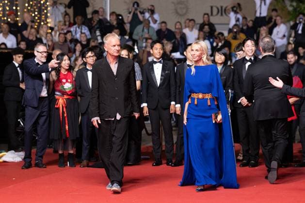 M MontÃ e des marches du film Â Parthenope Â lors du 77eme Festival International du Film de Cannes Sting et sa femme Trudie Styler MontÃ e des marches du film Â Parthenope Â lors du 77eme Festival International du Film de Cannes, au Palais des Festivals Ã Cannes Le 21 mai 2024 Jacovides Moreau Bestimage Red carpet of the movie Â Parthenope Â during the 77th Cannes International Film Festival at the Palais des Festivals in Cannes, France On may 21th 2024 Cannes France  Copyright: xJACOVIDES-MOREAUx xBESTIMAGExJACOVIDES-MOREAUx xBESTIMAGEx