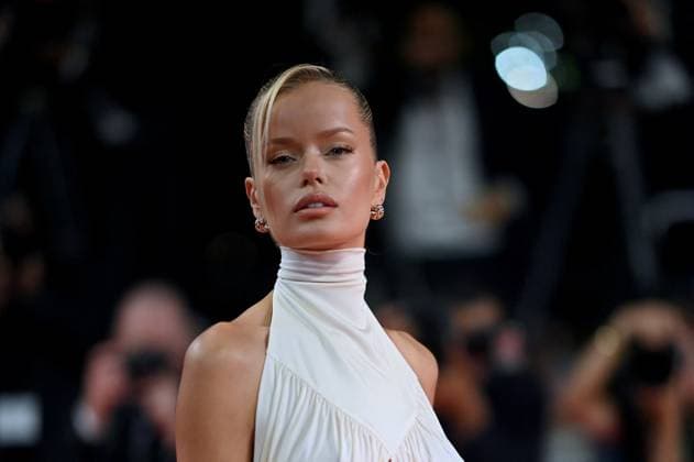 Cannes - Parthenope Screening Frida Aasen attend the Parthenope Red Carpet at the 77th annual Cannes Film Festival at Palais des Festivals on May 21, 2024 in Cannes, France. Photo by Franck Castel ABACAPRESS.COM Cannes France  Copyright: xCastelxFranck ABACAx