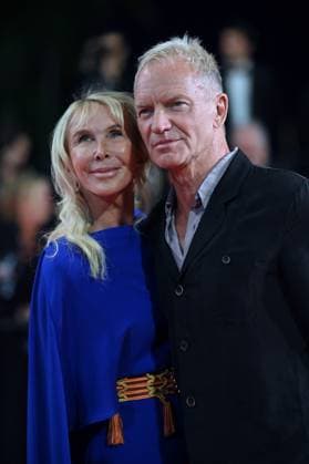 Cannes - Parthenope Screening Sting and Trudie Styler attend the Parthenope Red Carpet at the 77th annual Cannes Film Festival at Palais des Festivals on May 21, 2024 in Cannes, France. Photo by Franck Castel ABACAPRESS.COM Cannes France  Copyright: xCastelxFranck ABACAx