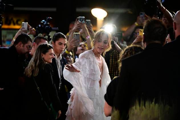 American actress and singer Jennifer Lopez Attends the red carpet of Atlas fan event at Toreo Parque Central. on May 21, 2024 in Mexico City, Mexico. Mexico City Mexico - ZUMAe321 20240521_zia_e321_051 Copyright: xCarlosxTischlerx