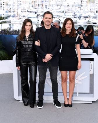 Cannes, 77th Cannes Film Festival 2024 Photocall film Maria In the photo: Anamaria Vartolomei, Matt Dillon, Jessica Palud  Copyright: xAlbertoxTerenghix xipa-agency.nex xPoolxPhotoxEventsx03x IPA_Agency_IPA46393212