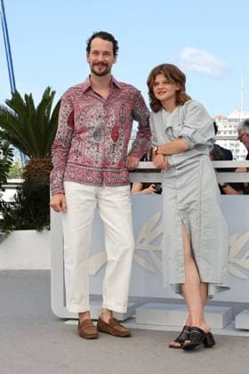 Cannes - Maria Photocall CÃ leste Brunnquell and Jonathan CouziniÃ attend the Maria (Being Maria) Photocall at the 77th annual Cannes Film Festival at Palais des Festivals on May 22, 2024 in Cannes, France. Photo by Shootpix ABACAPRESS.COM Cannes France  Copyright: xShootpix ABACAx