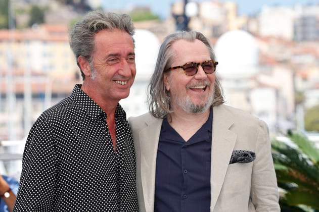 Paolo Sorrentino and Gary Oldman at the photocall for the feature film Parthenope at the Festival de Cannes 2024 77 Cannes International Film Festival at the Palais des Festivals Cannes, 22 05 2024 Foto:xD.xBedrosianx xFuturexImagex parthenope_4544