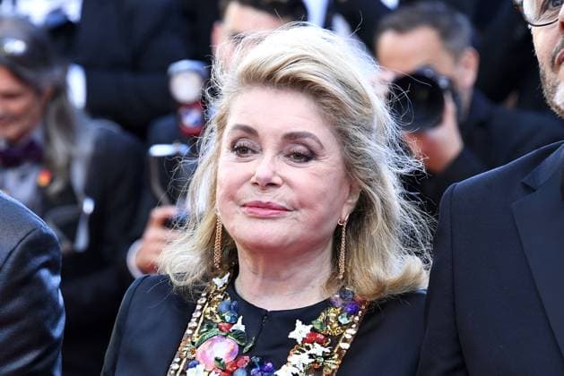 Catherine Deneuve at the Marcello Mio film premiere on 21 05 2024 as part of the 77 Film Festival in Cannes Cannes Film Festival 2024 Marcello Mio film premiere