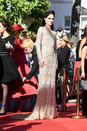 Coco Rocha at the Marcello Mio film premiere on 21 05 2024 as part of the 77 Film Festival in Cannes Cannes Film Festival 2024 Marcello Mio film premiere