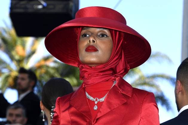 Rawdah Mohamed at the Marcello Mio film premiere on 21 05 2024 as part of the 77 Film Festival in Cannes Cannes Film Festival 2024 Marcello Mio film premiere