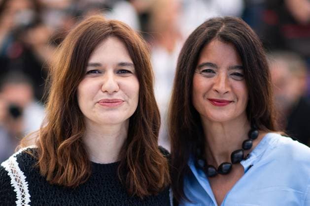 Cannes Maria Photocall Jessica Palud and Vanessa Schneider attending the Maria Photocall as part of the 77th Cannes International Film Festival in Cannes, France on May 22, 2024. Photo by Aurore Marechal ABACAPRESS.COM Cannes France  Copyright: xMarechalxAurore ABACAx