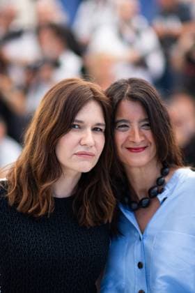 Cannes Maria Photocall Jessica Palud and Vanessa Schneider attending the Maria Photocall as part of the 77th Cannes International Film Festival in Cannes, France on May 22, 2024. Photo by Aurore Marechal ABACAPRESS.COM Cannes France  Copyright: xMarechalxAurore ABACAx