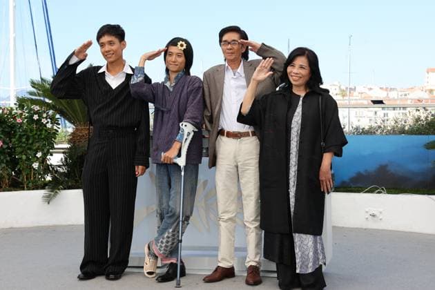 Cannes - Viet And Nam Photocall Dao Duy Bao Dinh, Pháº¡m Thanh Hai, Le Viet Tung and Nguyen Thi Nga attend the Viet And Nam Photocall at the 77th annual Cannes Film Festival at Palais des Festivals on May 22, 2024 in Cannes, France. Photo by Shootpix ABACAPRESS.COM Cannes France  Copyright: xShootpix ABACAx