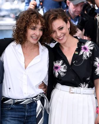 Cannes, 77th Cannes Film Festival 2024 Photocall film Rendez-Vous With Valeria Golino In the photo: Jasmine Trinca, Valeria Golino  Copyright: xAlbertoxTerenghix xipa-agency.nex xPoolxPhotoxEventsx03x IPA_Agency_IPA46397882