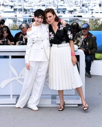Cannes, 77th Cannes Film Festival 2024 Photocall film Rendez-Vous With Valeria Golino In the photo: Jasmine Trinca, Tecla Insolia  Copyright: xAlbertoxTerenghix xipa-agency.nex xPoolxPhotoxEventsx03x IPA_Agency_IPA46397889