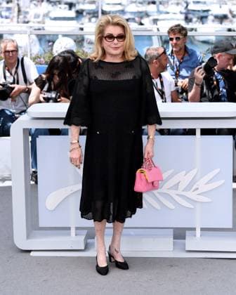 77th Cannes Film Festival 2024, Photocall film Marcello Mio Cannes, 77th Cannes Film Festival 2024 Photocall film Marcello Mio In the photo: Catherine Deneuve Cannes France  Copyright: xIPA ABACAx