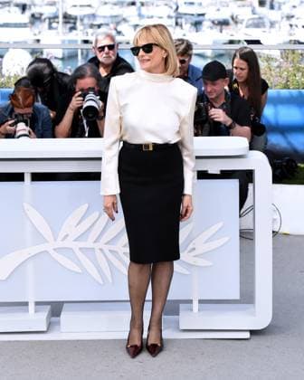 77th Cannes Film Festival 2024, Photocall film Parthenope Cannes, 77th Cannes Film Festival 2024 Photocall film Parthenope In the photo: Isabella Ferrari Cannes France  Copyright: xIPA ABACAx