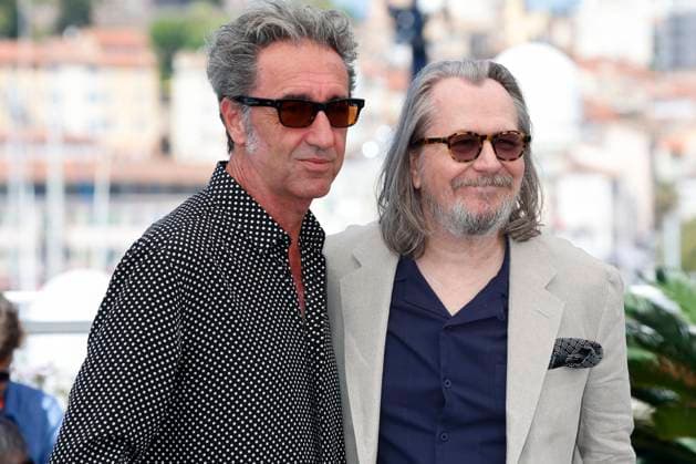 May 22, 2024: Paolo Sorrentino and Gary Oldman pose at the photo call of Parthenope during the 77th Cannes Film Festival at Palais des Festivals in Cannes, France, on 22 May 2024. Photo: - ZUMAm179 20240522_zep_m179_011 Copyright: xAlecxMichaelx