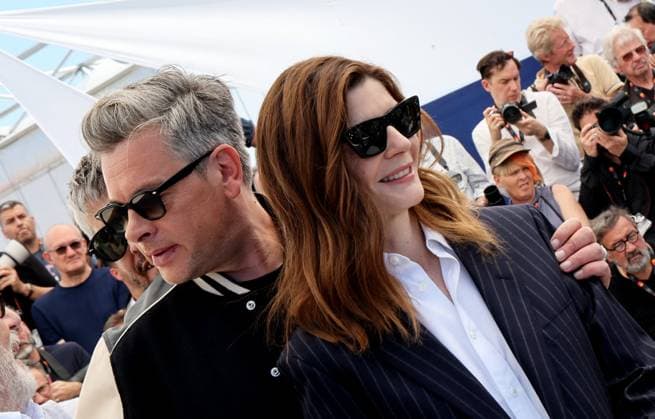 Photocall of the movie Marcello Mio CompÃ tition during the 77th Cannes International Film Festival Benjamin Biolay et Chiara Mastroianni Photocall of the movie Marcello Mio CompÃ tition during the 77th Cannes International Film Festival May 14 25, 2024 , May 22, 2024 Jacovides Moreau Bestimage Photocall of the movie Marcello Mio Competition during the 77th Cannes International Film Festival May 14 25, 2024 , May 22, 2024 Cannes France  Copyright: xJACOVIDES-MOREAUx xBESTIMAGExJACOVIDES-MOREAUx xBESTIMAGEx